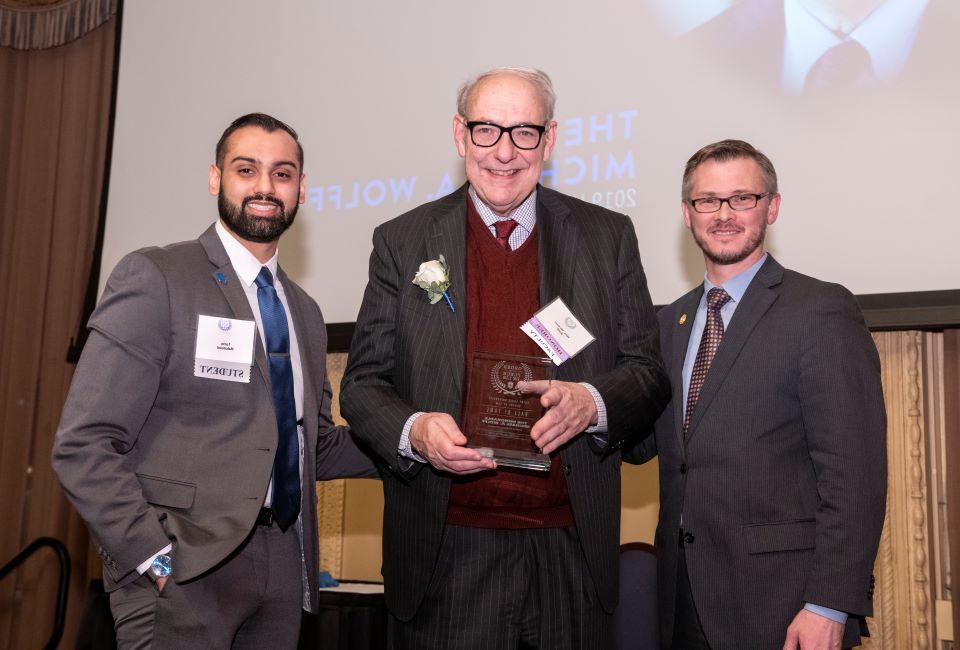 Michael Wolff receives Hall of Fame Award